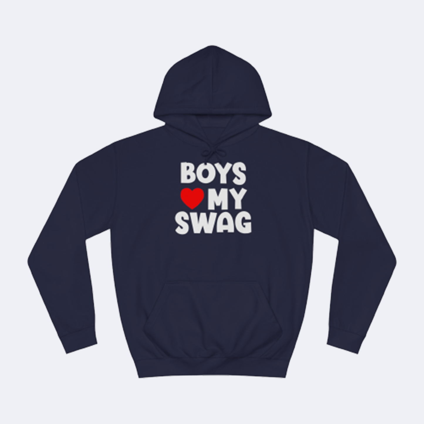 Boys love my Swag Fun Shirt lustiger Hoodie Blau Unisex