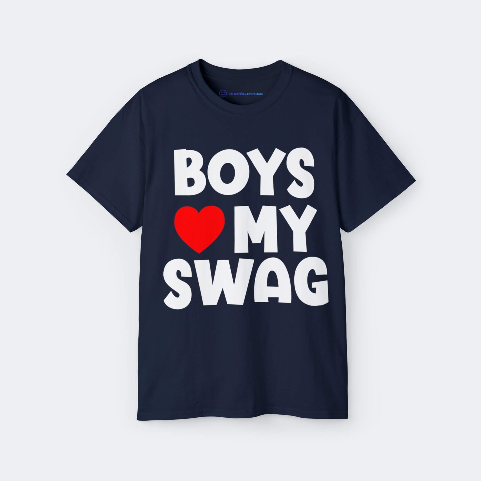 Boys Love My Swag T-Shirt lustiges Shirt mit Farbe Blau Unisex