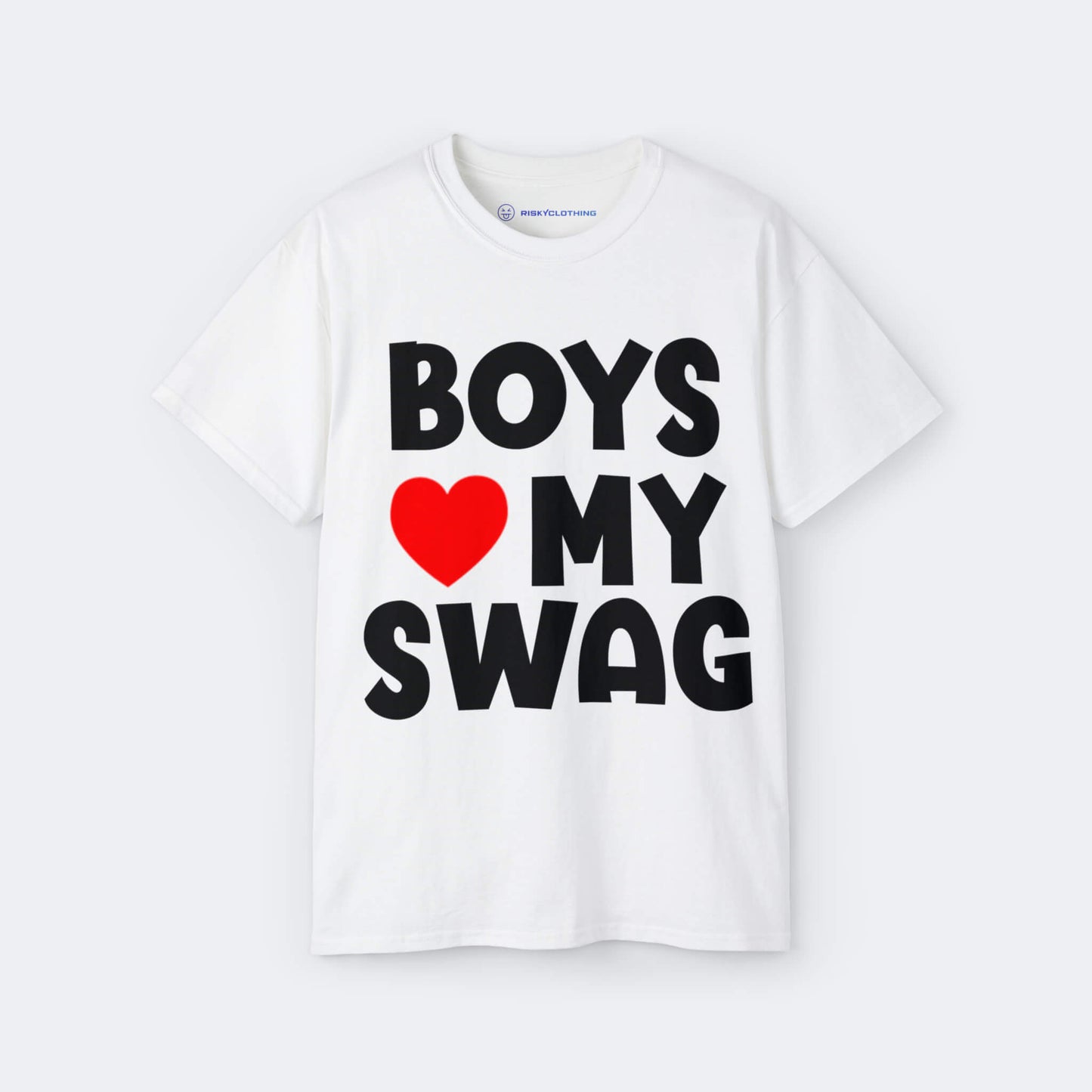 Boys Love My Swag T-Shirt lustiges Shirt mit Farbe Weiß Unisex