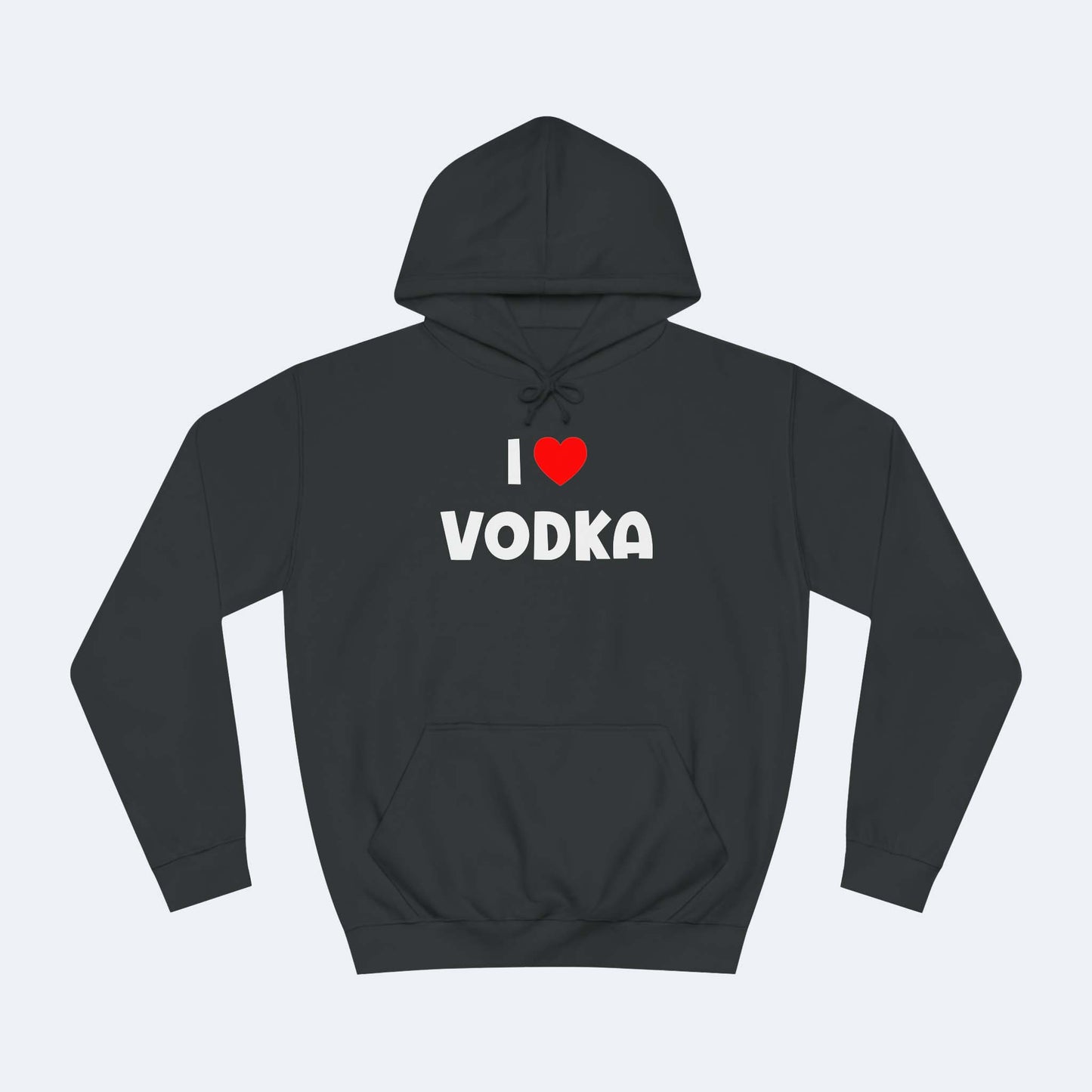 I Love Vodka Fun Shirt lustiger Hoodie Schwarz Unisex